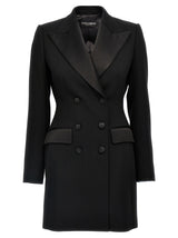 Dolce & Gabbana Black Virgin Wool Blazer for Women