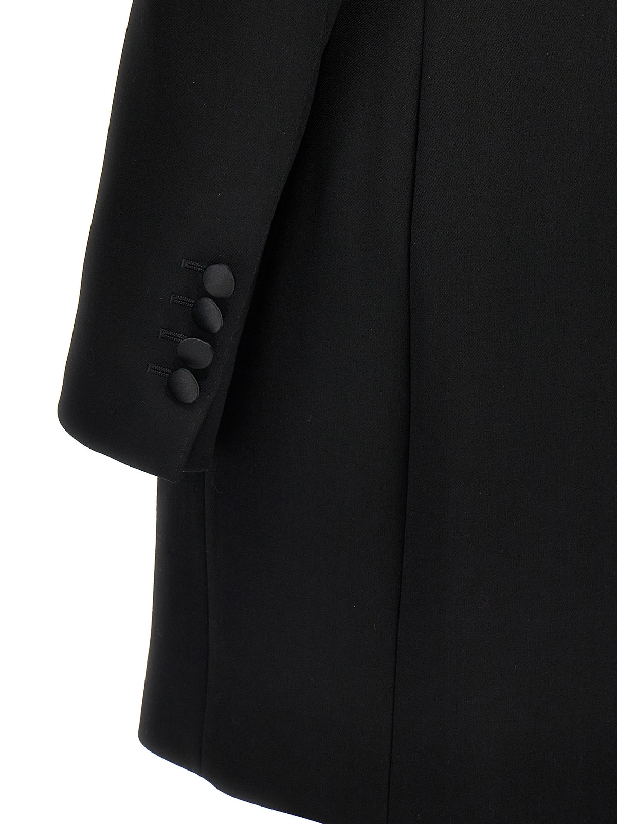 Dolce & Gabbana Black Virgin Wool Blazer for Women