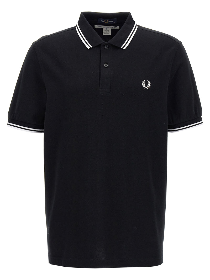Comme Des Garçons Bicolor Cotton Polo Shirt