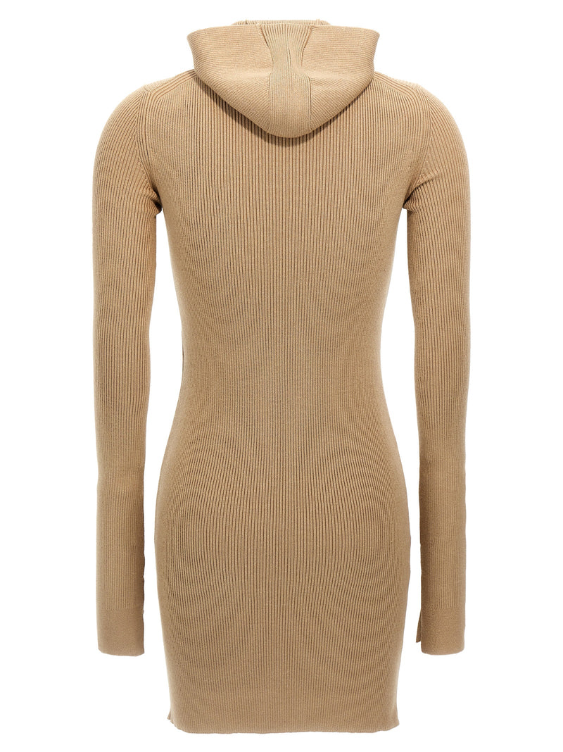 Fendi Beige Wool Short Dress - Luxurious Elegance