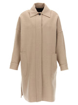 Max Mara ‘Baruffa’ Beige Double Cashmere Coat