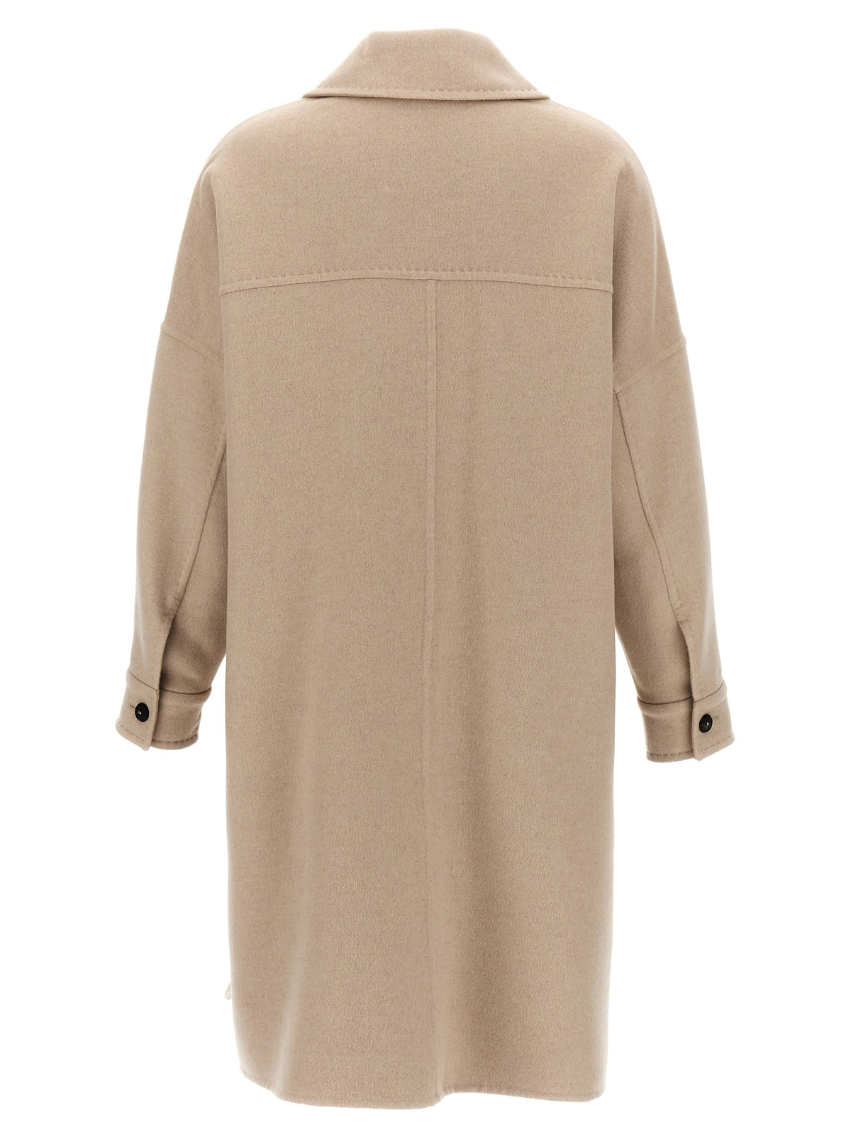 Max Mara ‘Baruffa’ Beige Double Cashmere Coat