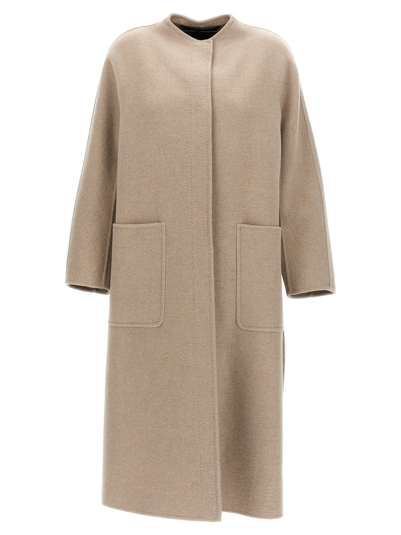 Max Mara Gioiosa Beige Cashmere Coat