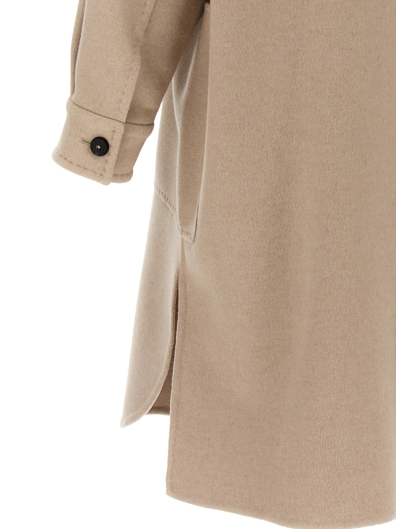 Max Mara ‘Baruffa’ Beige Double Cashmere Coat