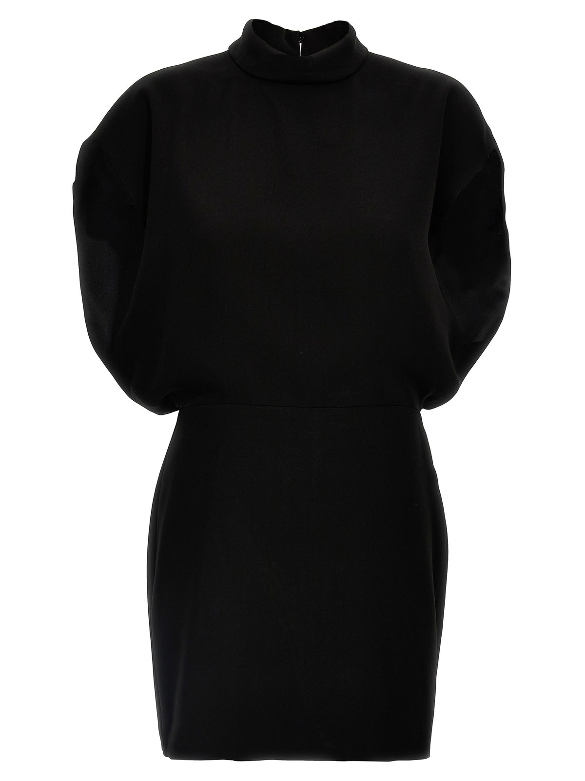 Max Mara Querce Black Triacetate Short Dress