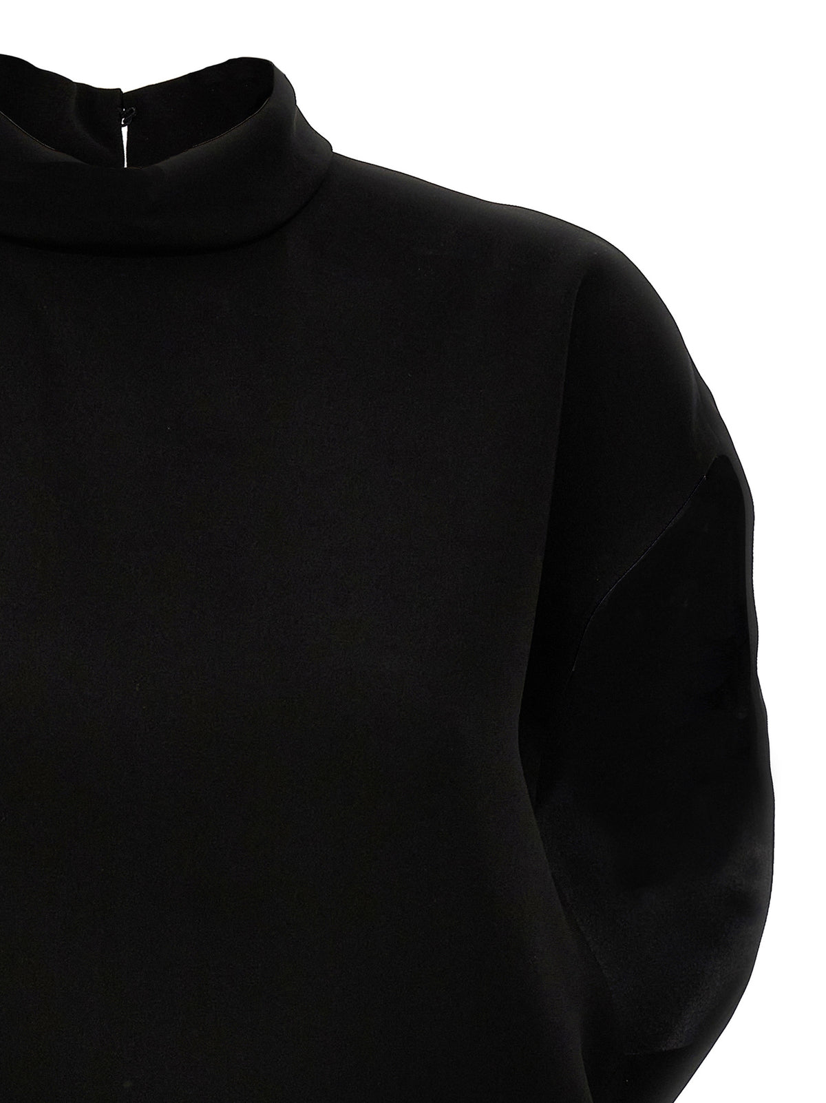 Max Mara Querce Black Triacetate Short Dress