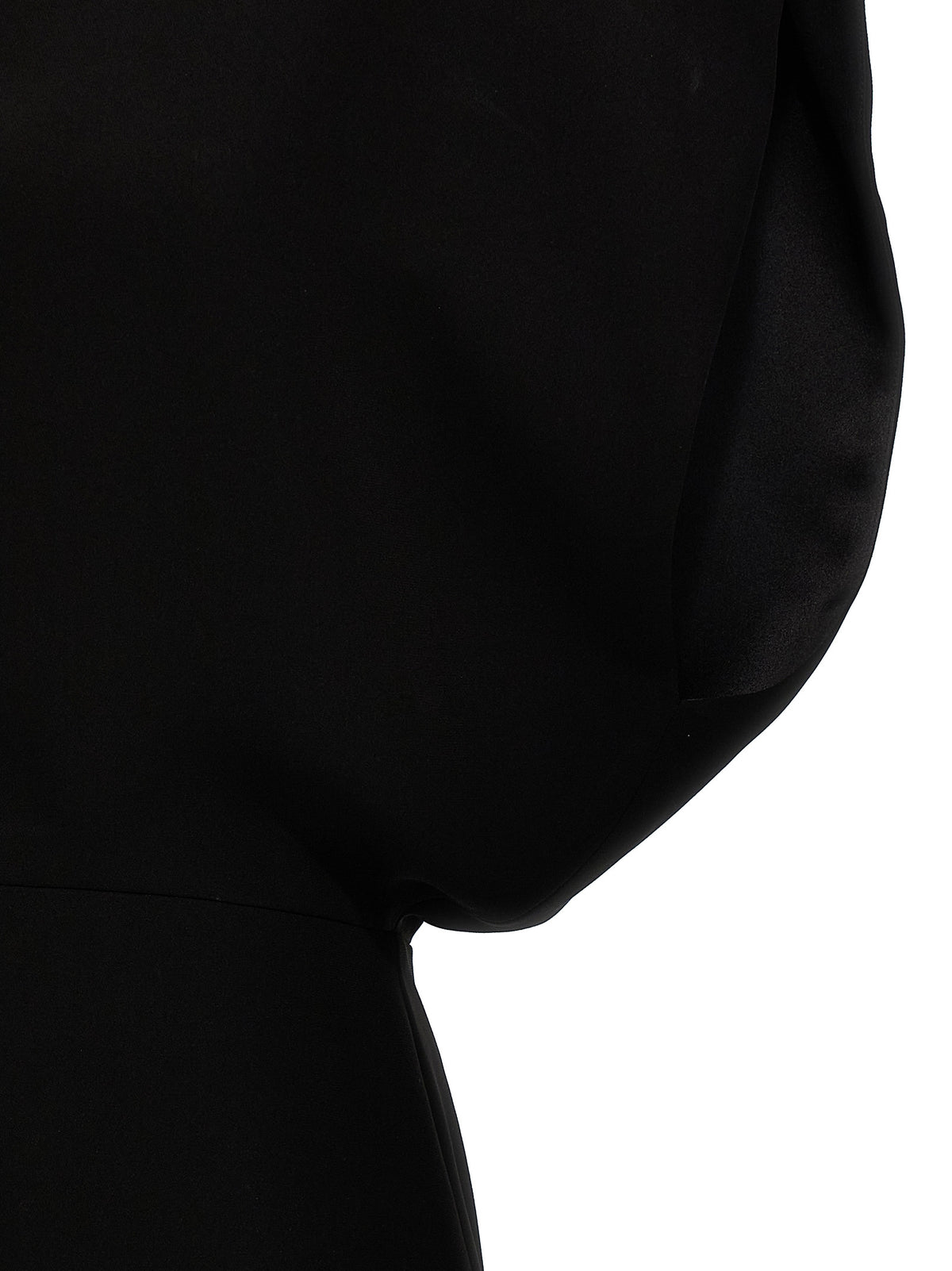 Max Mara Querce Black Triacetate Short Dress