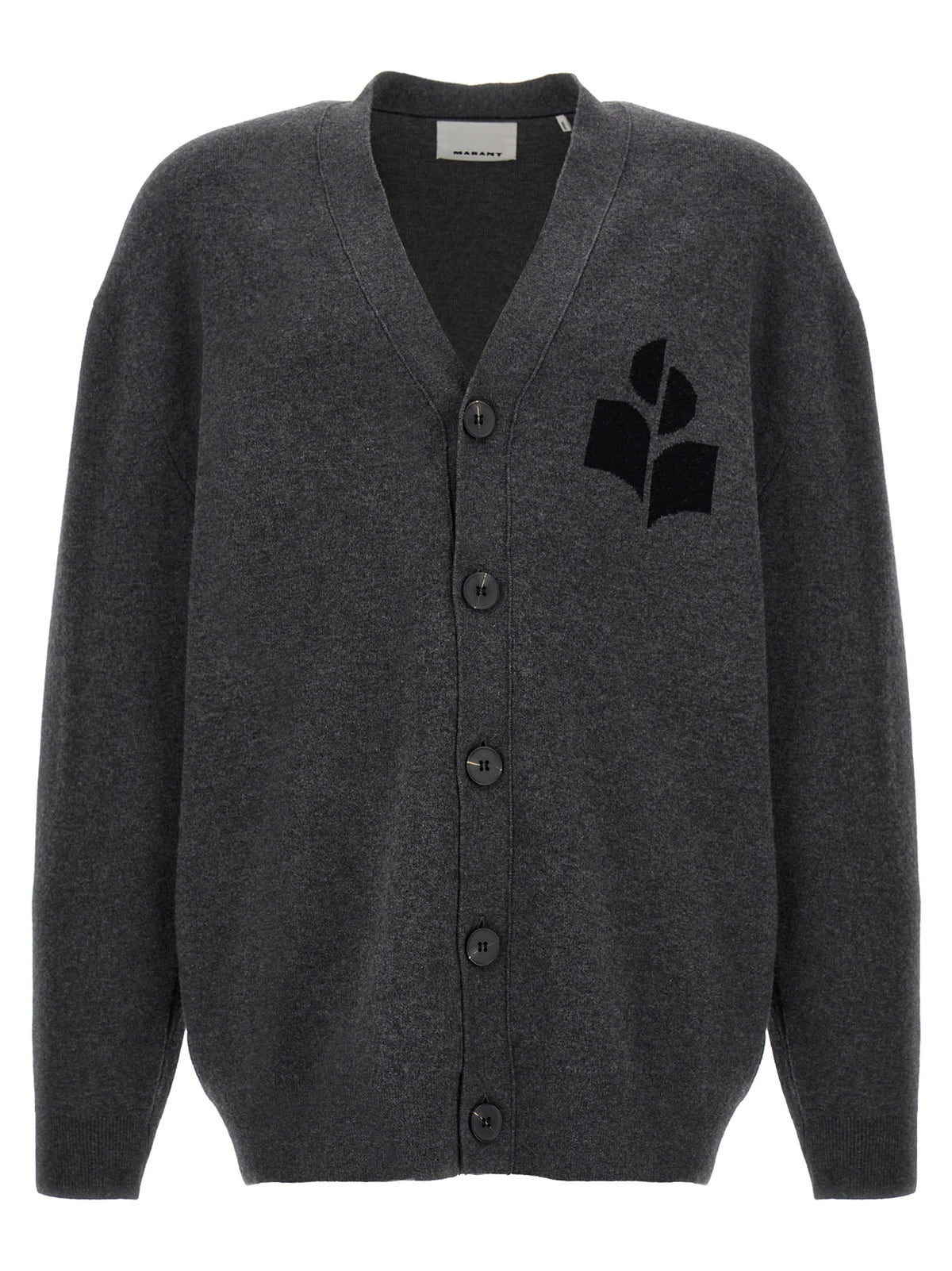 Isabel Marant Curtis Gray Cotton Cardigan for Men
