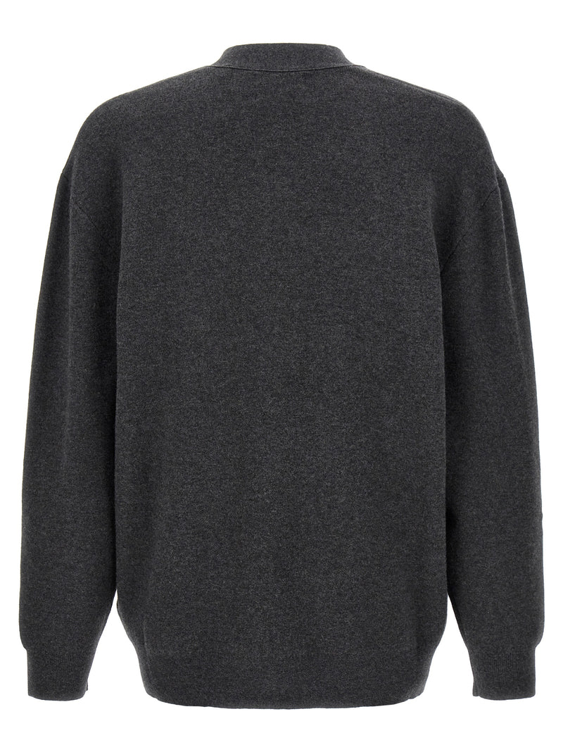 Isabel Marant Curtis Gray Cotton Cardigan for Men