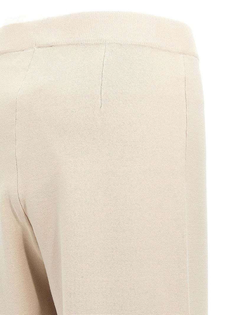 Max Mara Dula Beige Viscose Casual Pants