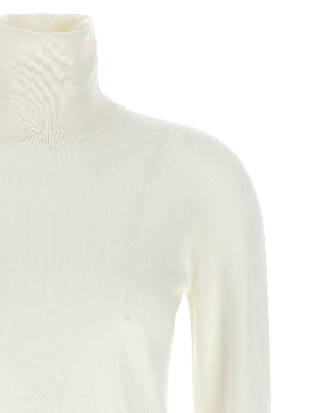 Max Mara Saluto White Virgin Wool Cardigan for Women