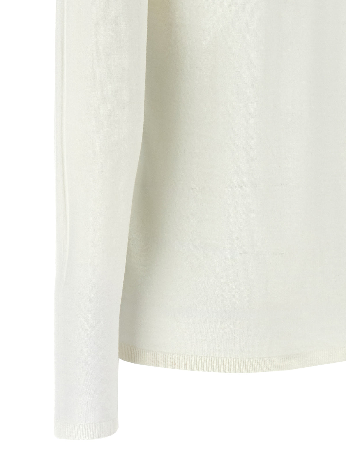 Max Mara Saluto White Virgin Wool Cardigan for Women