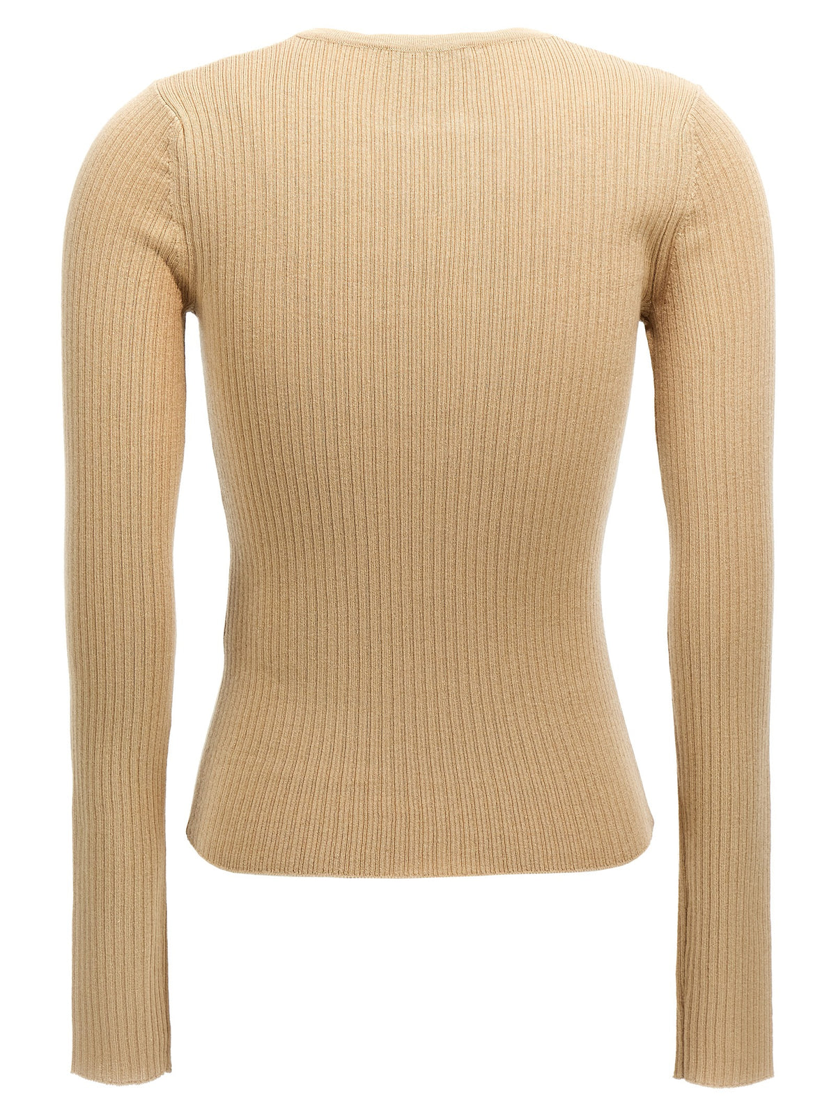 Max Mara Urlo Beige Silk and Cashmere Cardigan