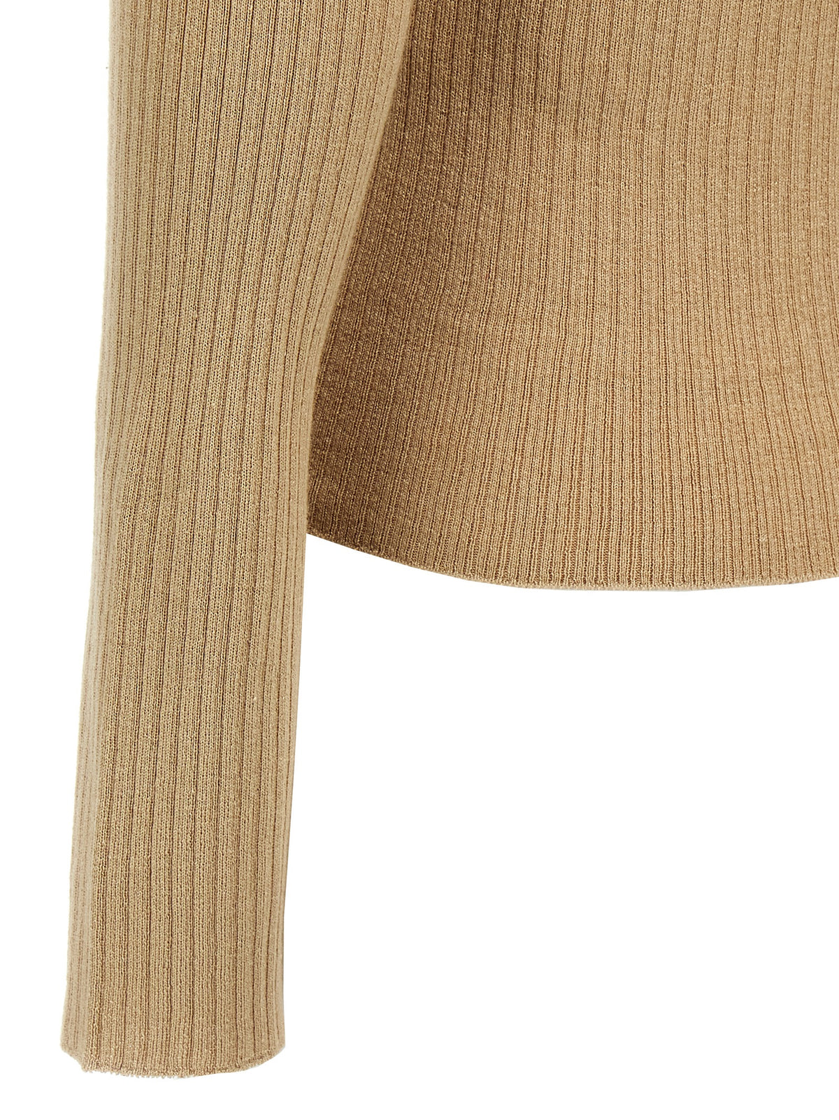 Max Mara Urlo Beige Silk and Cashmere Cardigan
