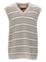 Marni Gray Mohair Sweatshirt - Fuzzy Wuzzy Collection