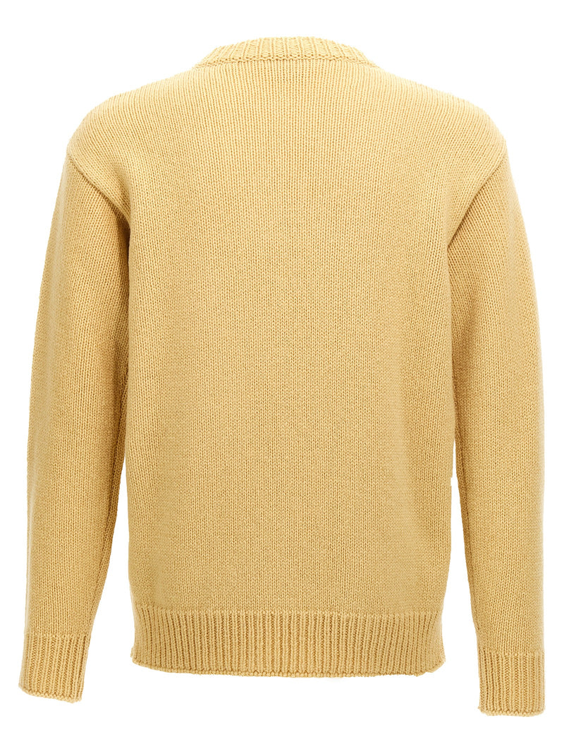 Marni Bicolor Wool Cardigan - Luxurious Yellow Sweater for Men