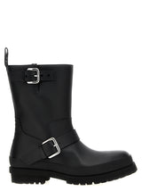 Stella McCartney Biker Black Polyester Ankle Boots