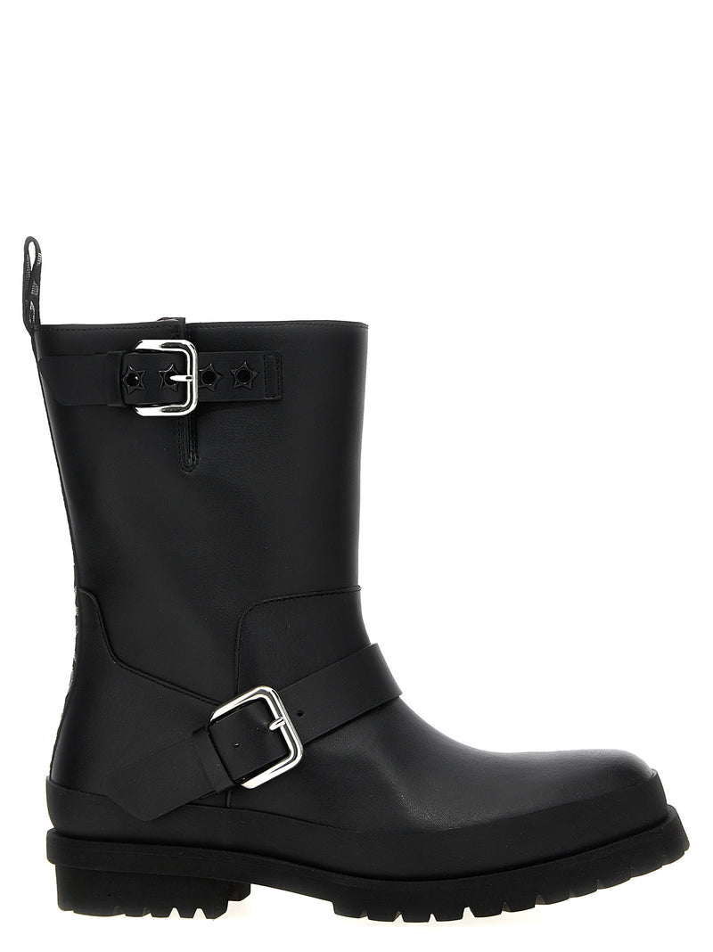 Stella McCartney Biker Black Polyester Ankle Boots