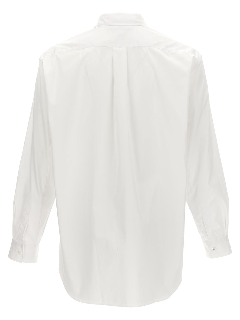 Comme Des Garçons White Cotton Blouse - Timeless Style