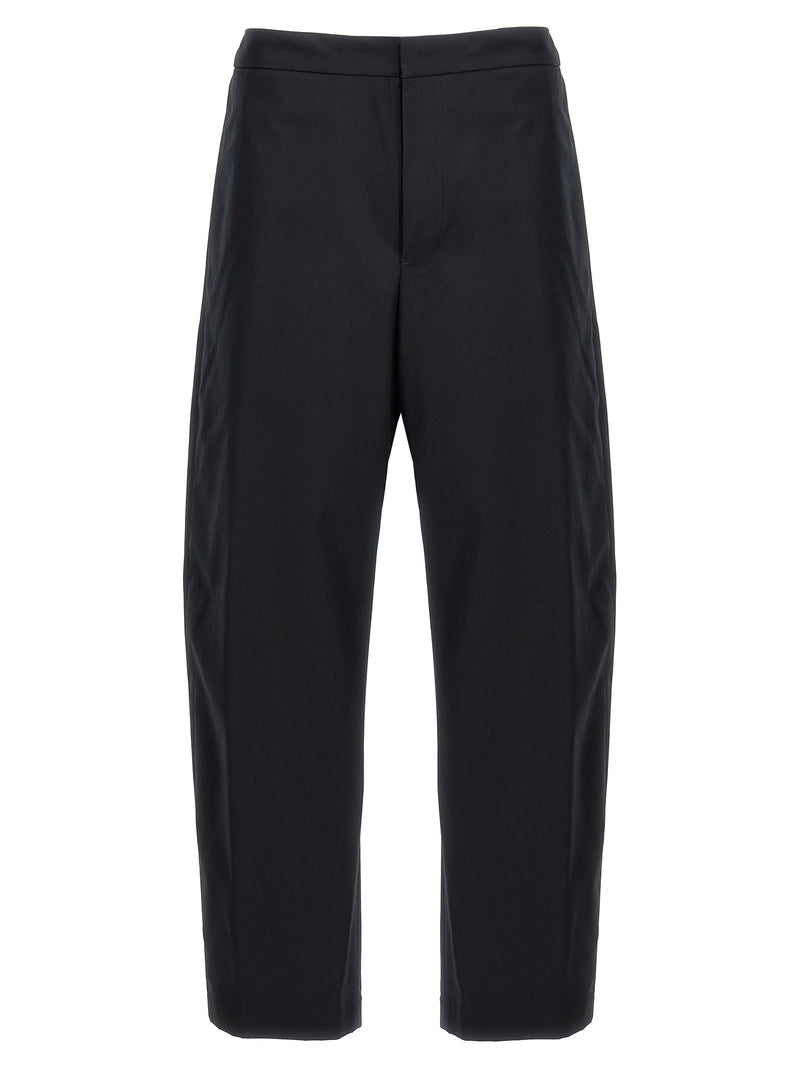 Jil Sander Blue Cotton Casual Pants for Men