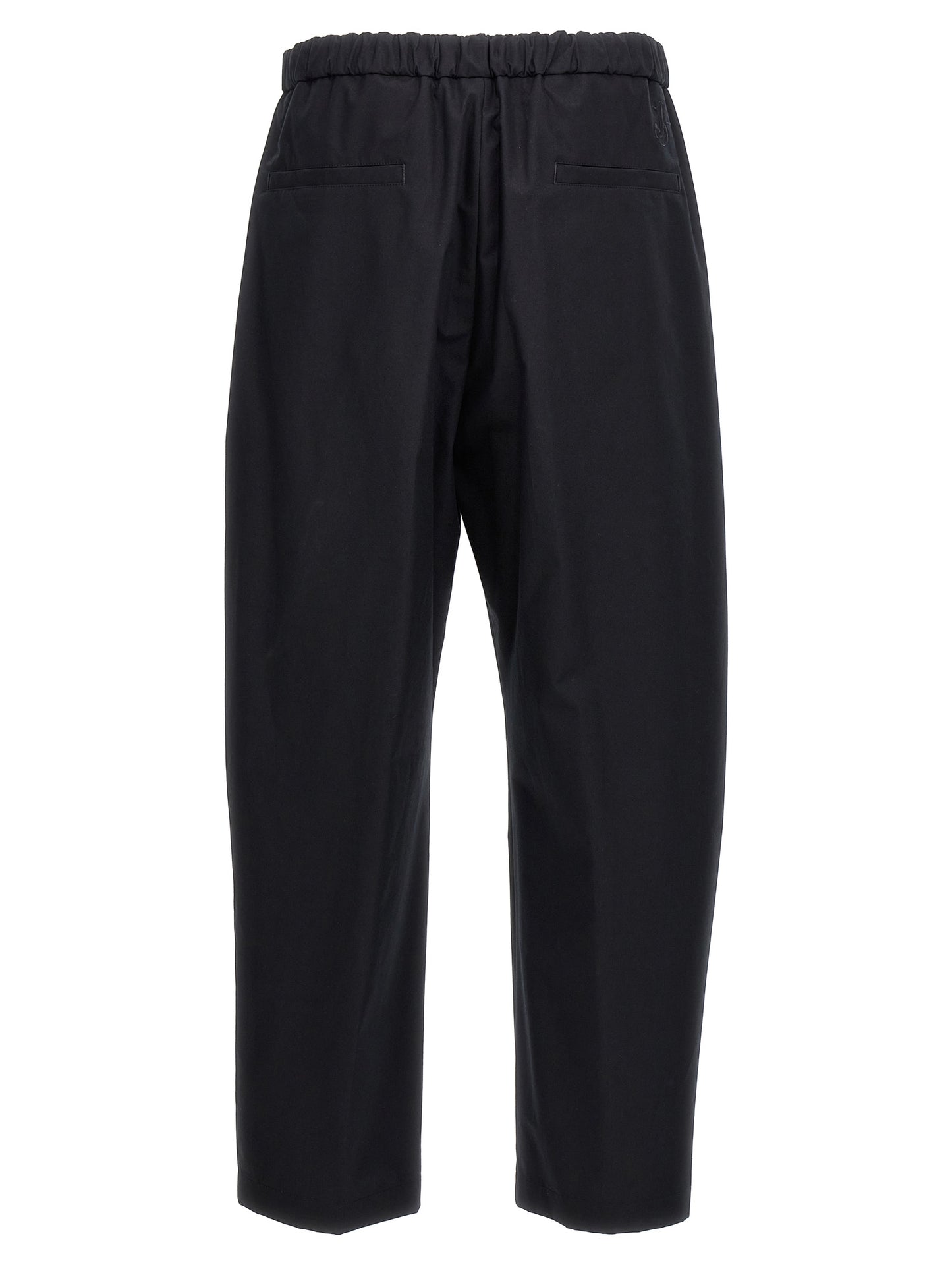 Jil Sander Blue Cotton Casual Pants