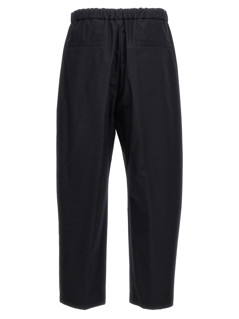 Jil Sander Blue Cotton Casual Pants for Men
