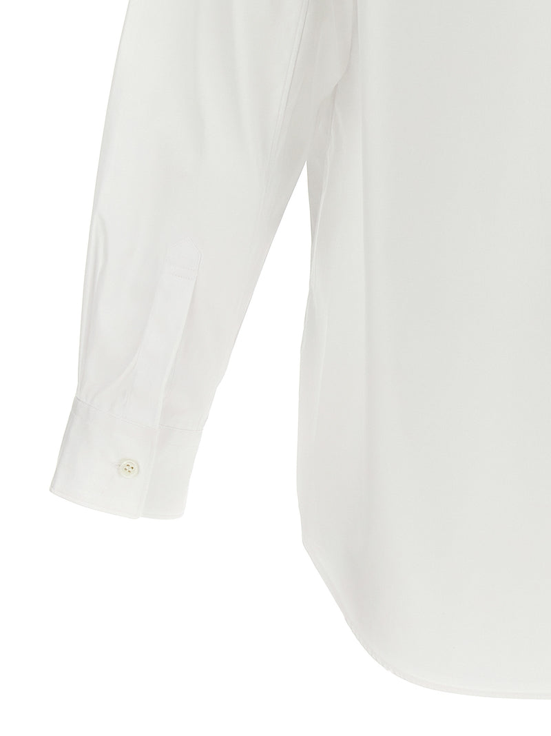 Comme Des Garçons White Cotton Blouse - Timeless Style