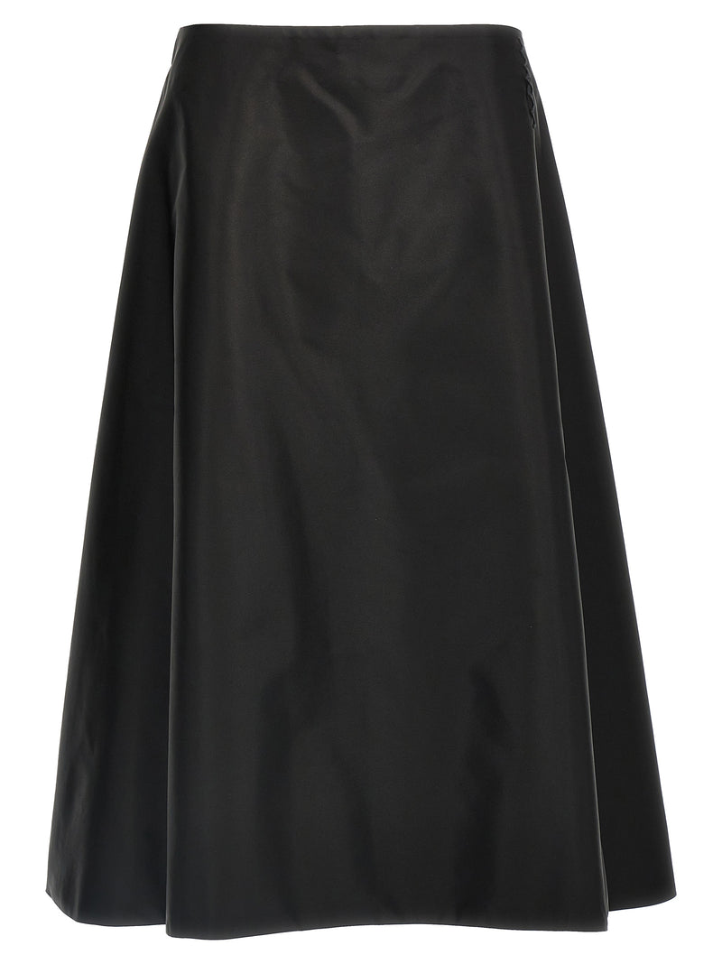 Marni Black Polyamide Midi Skirt for Women