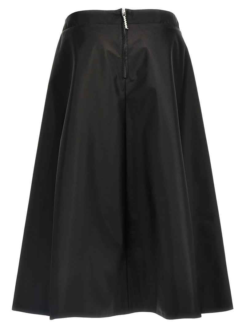 Marni Black Polyamide Midi Skirt for Women