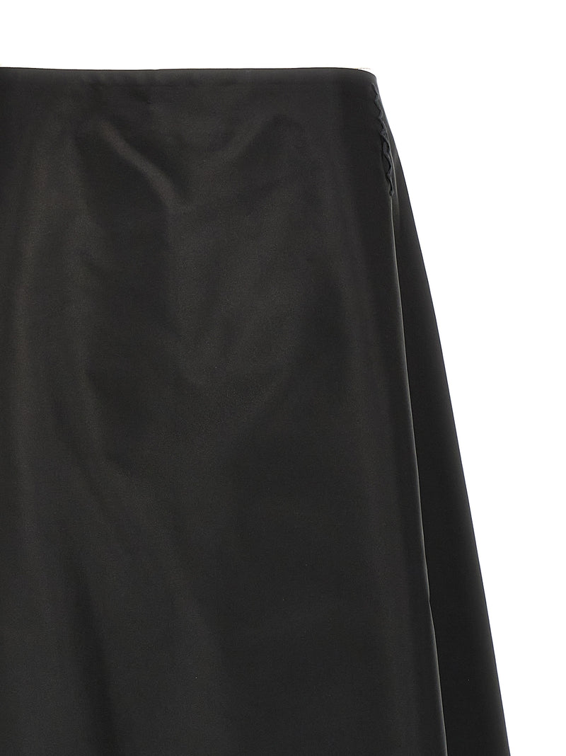 Marni Black Polyamide Midi Skirt for Women