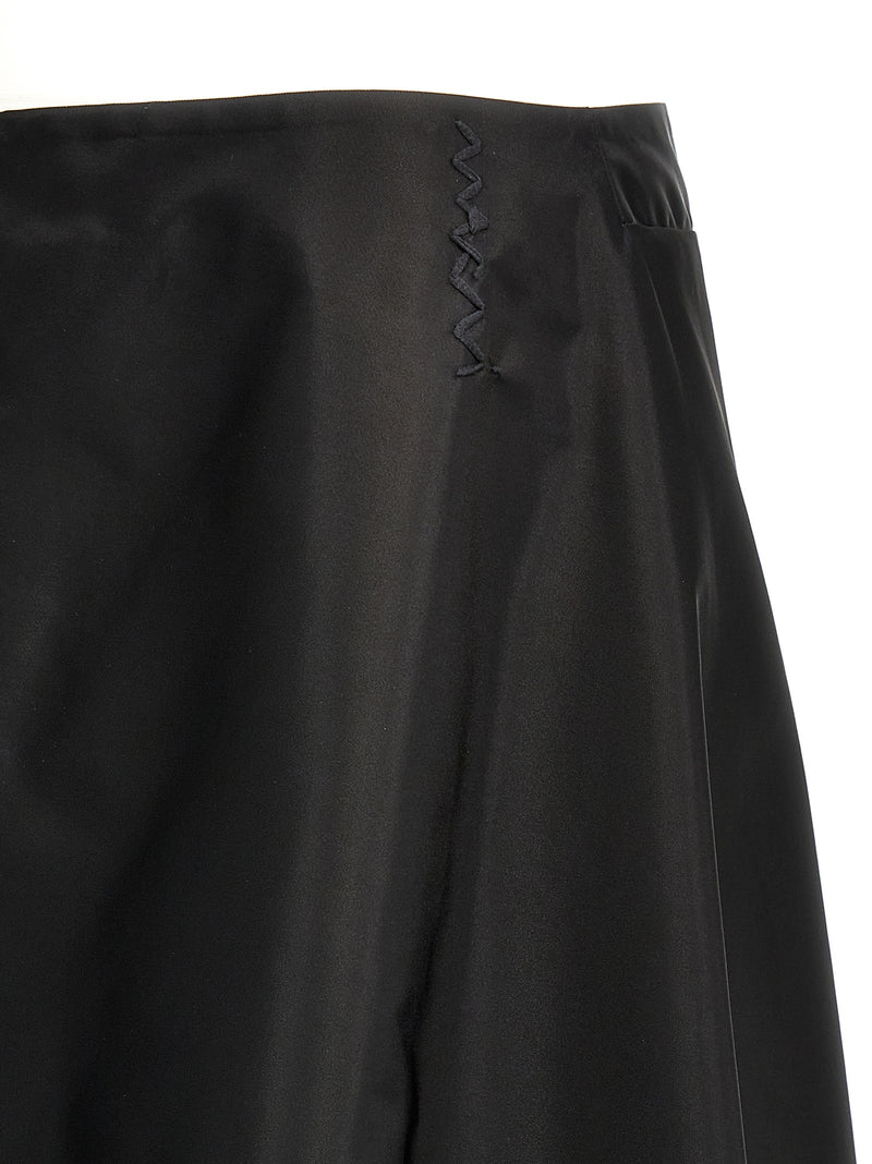 Marni Black Polyamide Midi Skirt for Women