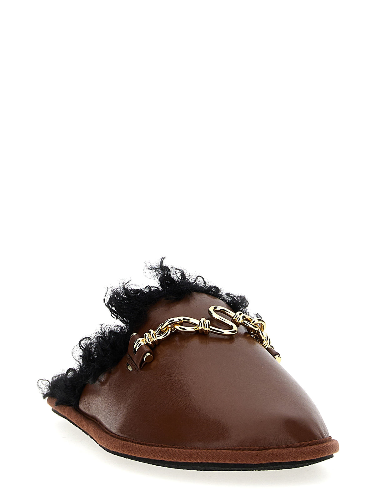 Stella McCartney Backless Ryder Brown Polyethylene Mules