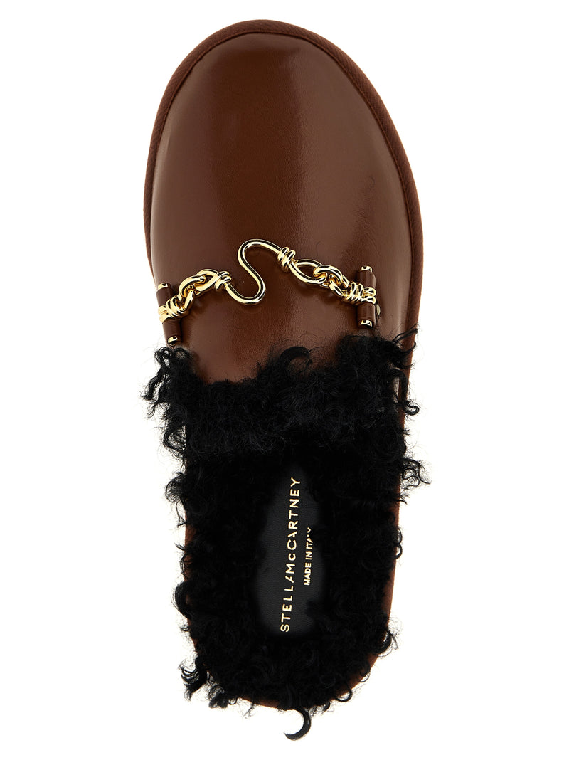 Stella McCartney Backless Ryder Brown Polyethylene Mules