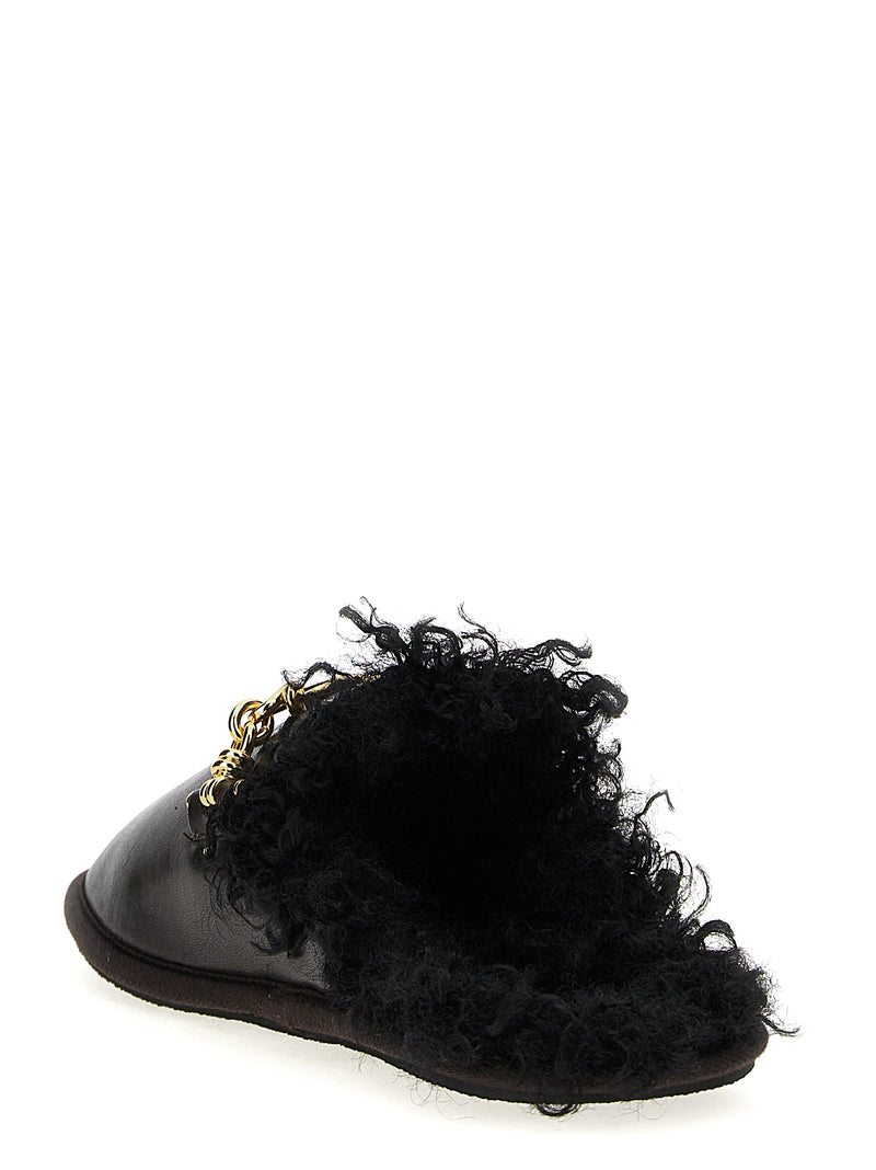 Stella McCartney Backless Ryder Brown Polyethylene Mules