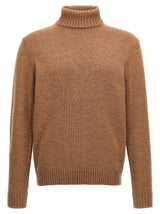ZANONE Brown Virgin Wool Cardigan for Men