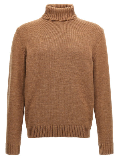 ZANONE Brown Virgin Wool Cardigan