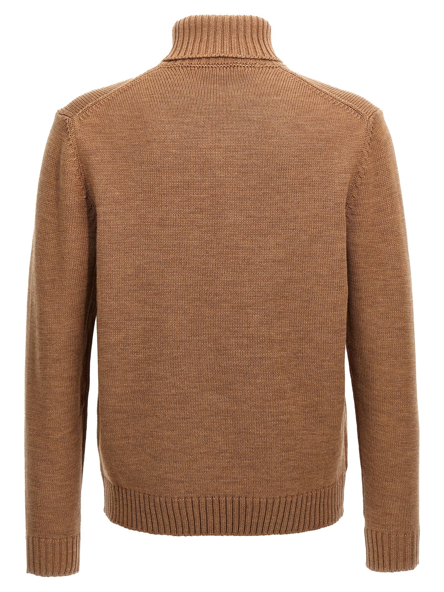ZANONE Brown Virgin Wool Cardigan