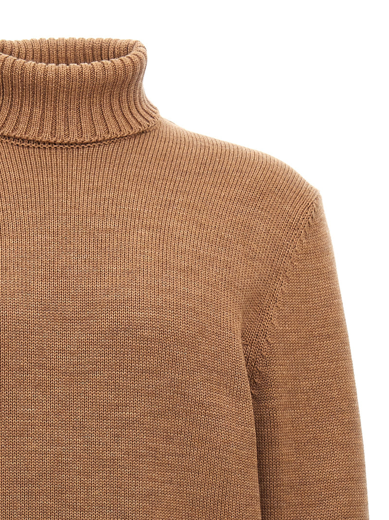 ZANONE Brown Virgin Wool Cardigan for Men