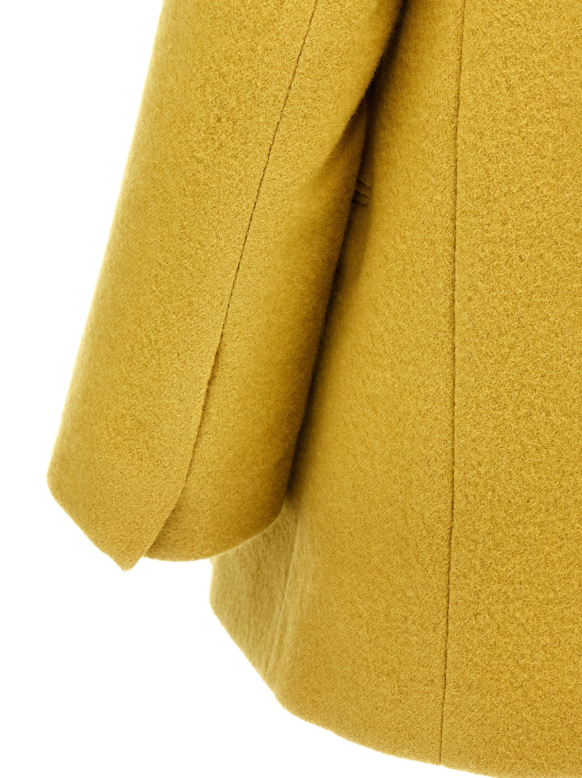 Dries Van Noten Blink Bicolor Wool Blazer in Yellow