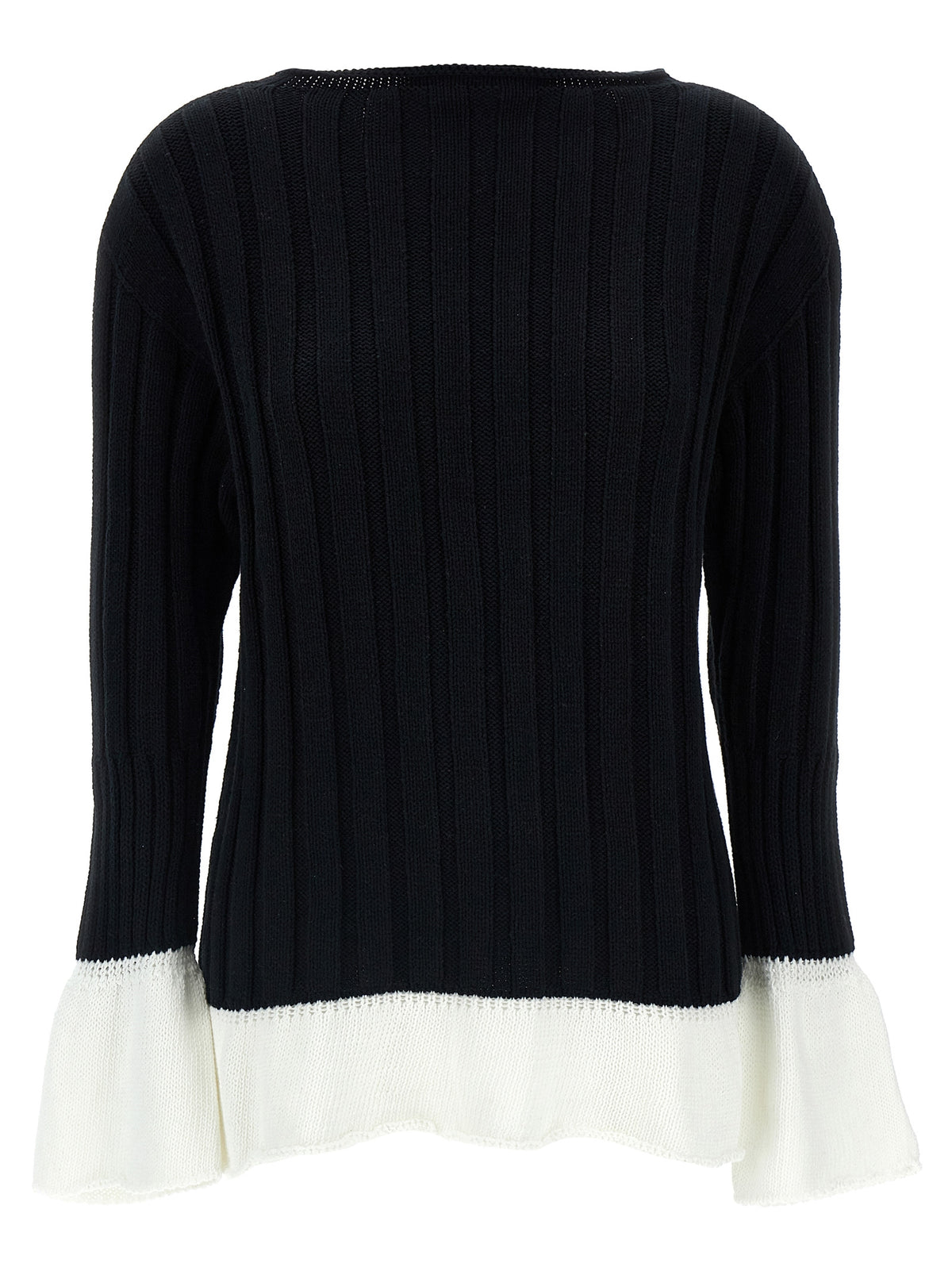 Issey Miyake Bicolor Cotton Cardigan - Behind The Scenes