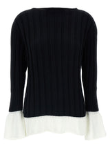 Issey Miyake Bicolor Cotton Cardigan - Behind The Scenes