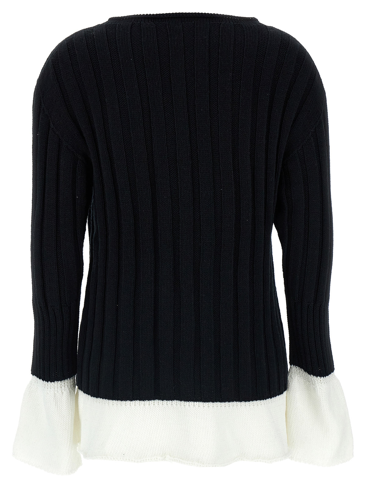 Issey Miyake Bicolor Cotton Cardigan - Behind The Scenes