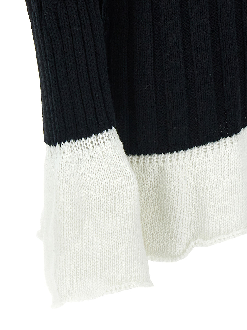 Issey Miyake Bicolor Cotton Cardigan - Stylish & Comfortable