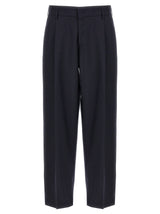 CELLAR DOOR Blue Polyester Dress Pants for Men