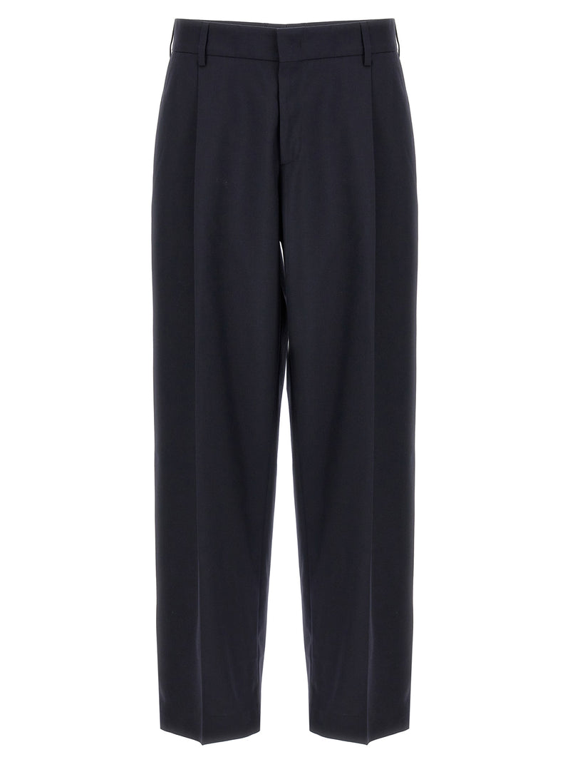 CELLAR DOOR Blue Polyester Dress Pants for Men