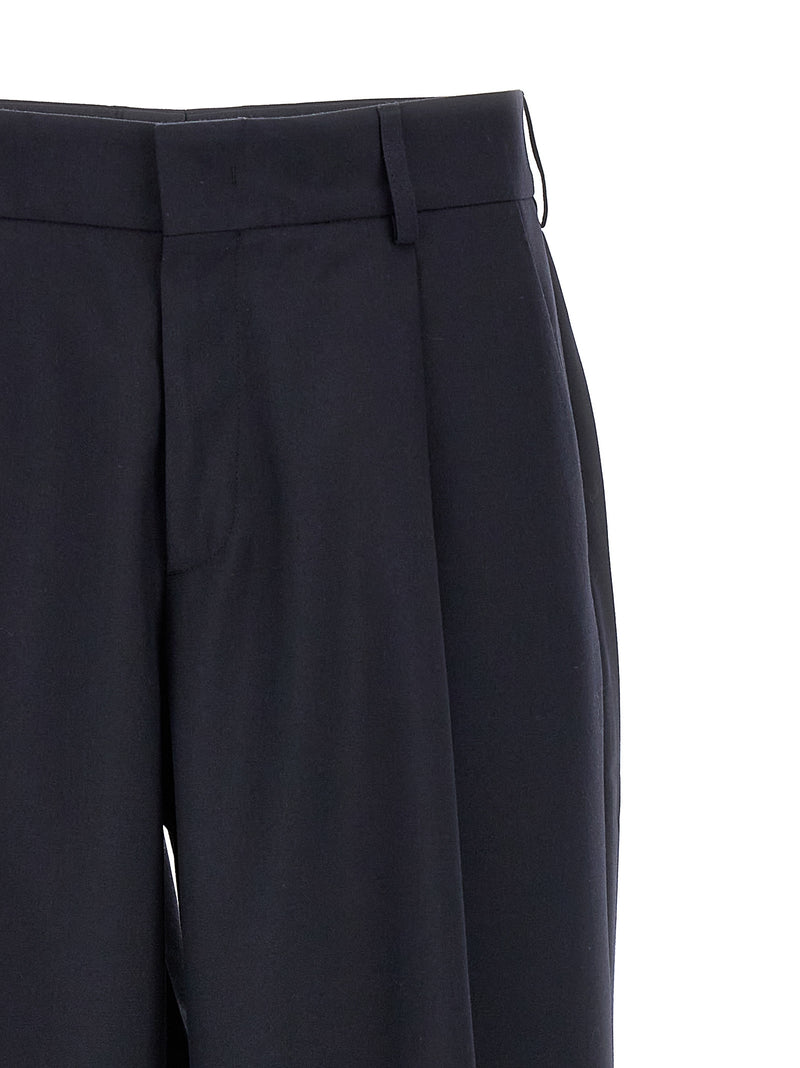 CELLAR DOOR Blue Polyester Dress Pants for Men