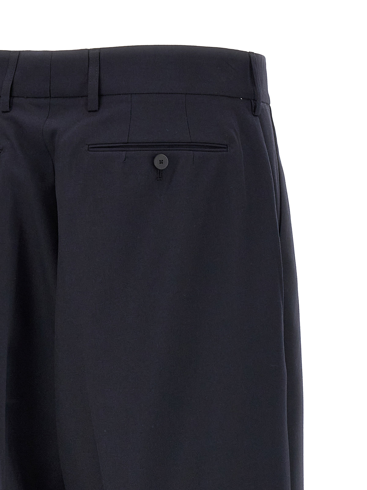CELLAR DOOR Blue Polyester Dress Pants for Men
