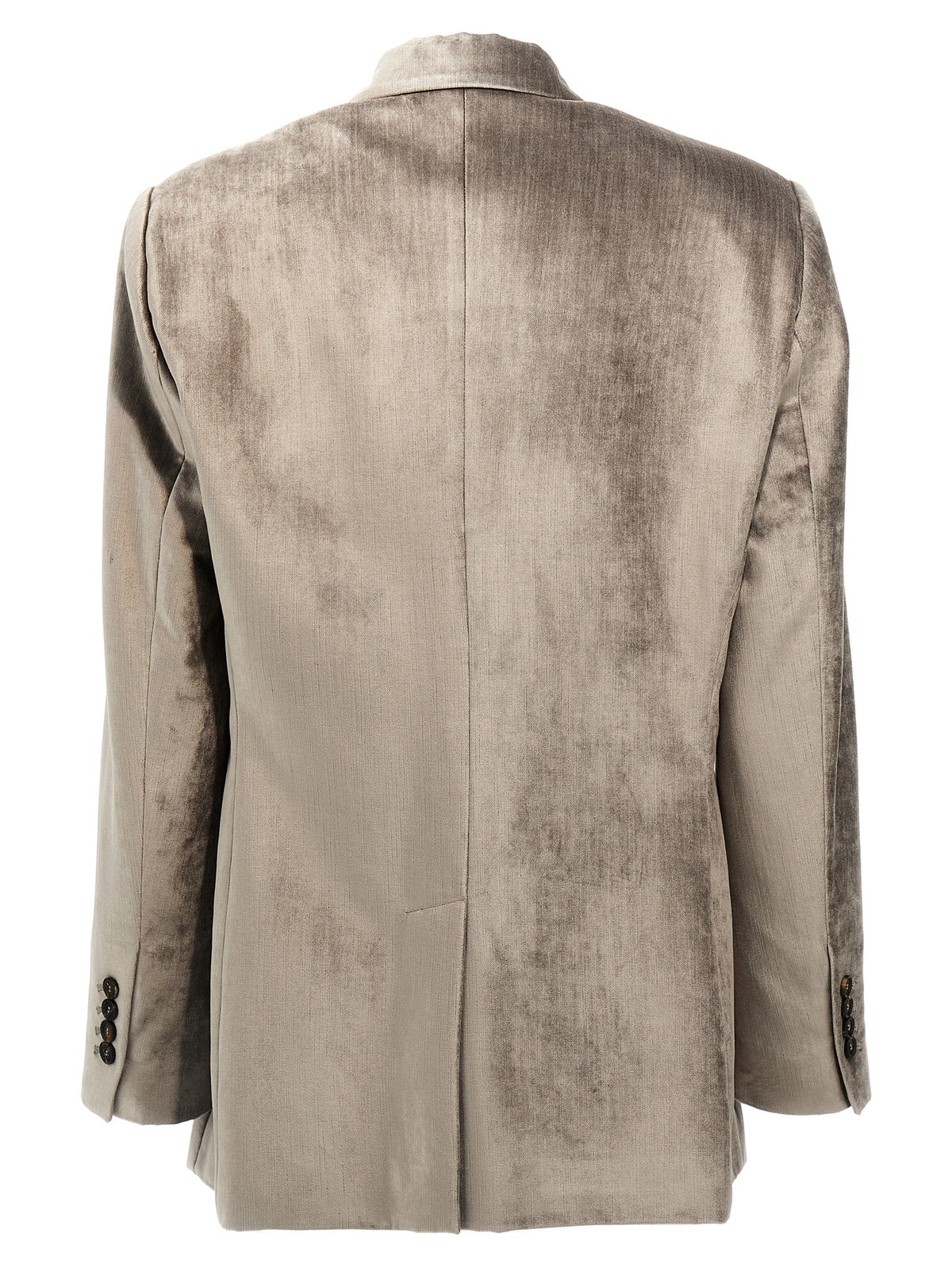 Brunello Cucinelli Gray Cotton Blazer for Women
