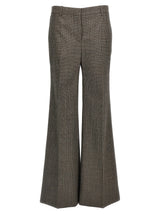 Stella McCartney Gray Wool Flared Pants for Women