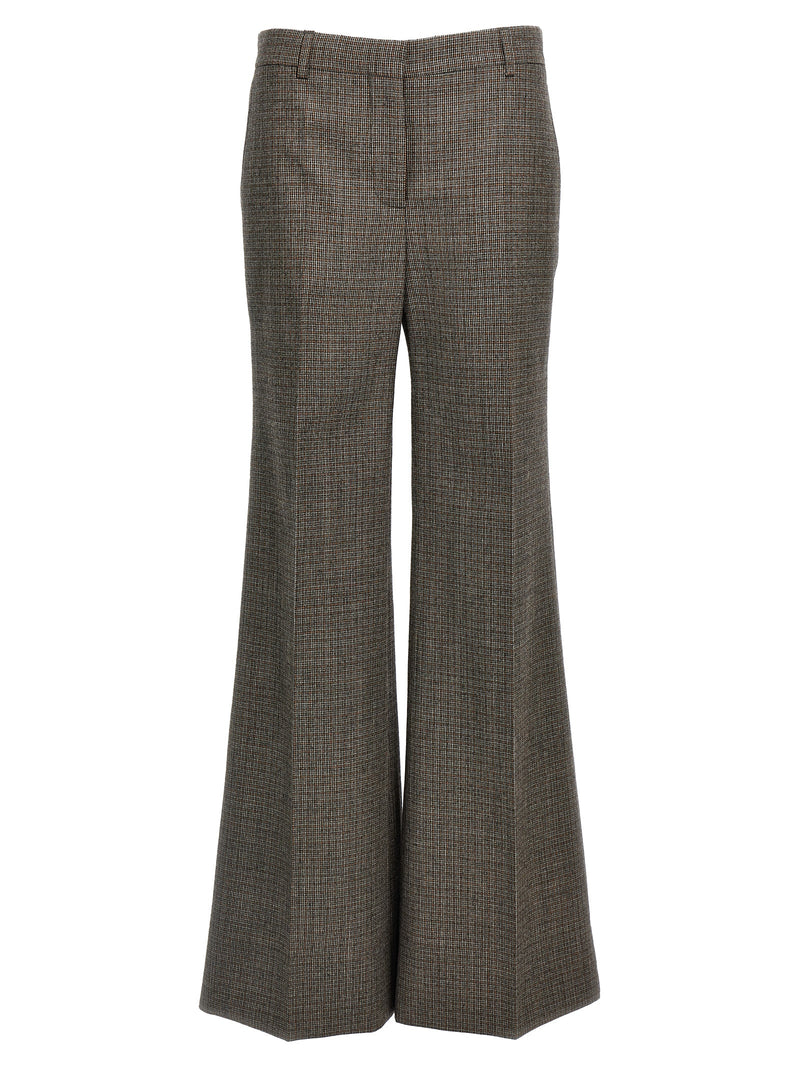 Stella McCartney Gray Wool Flared Pants for Women